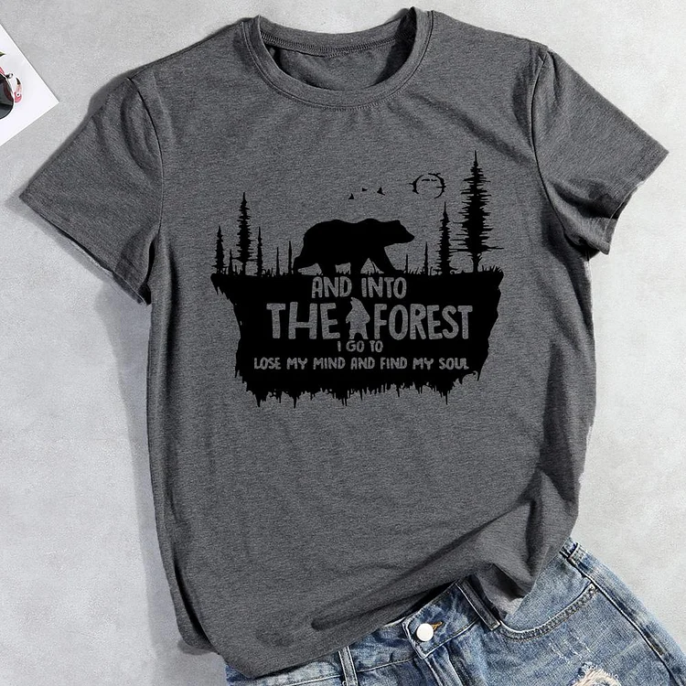 PSL And into the forest i go to lost my mind  Hiking Tees -012194