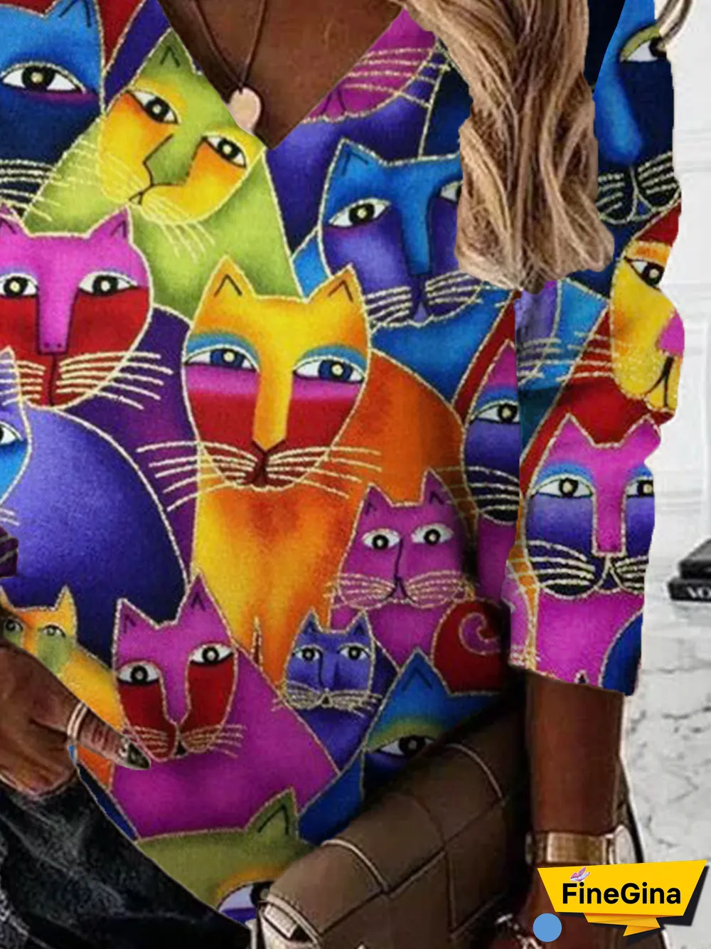 V Neck Sweatshirts