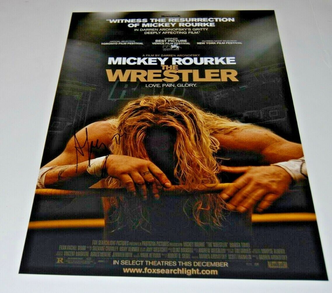 DARREN ARONOFSKY signed (THE WRESTLER) 12X18 movie poster Photo Poster painting *PROOF* W/COA #2