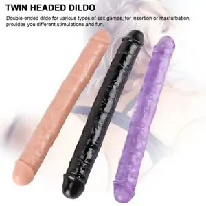 Double Ended Dildo-Dual Sided-Headed Penetration Dong For WOMAN ...