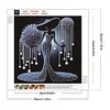 Elegante Dame - speziell geformte Diamond Painting - 30*30cm