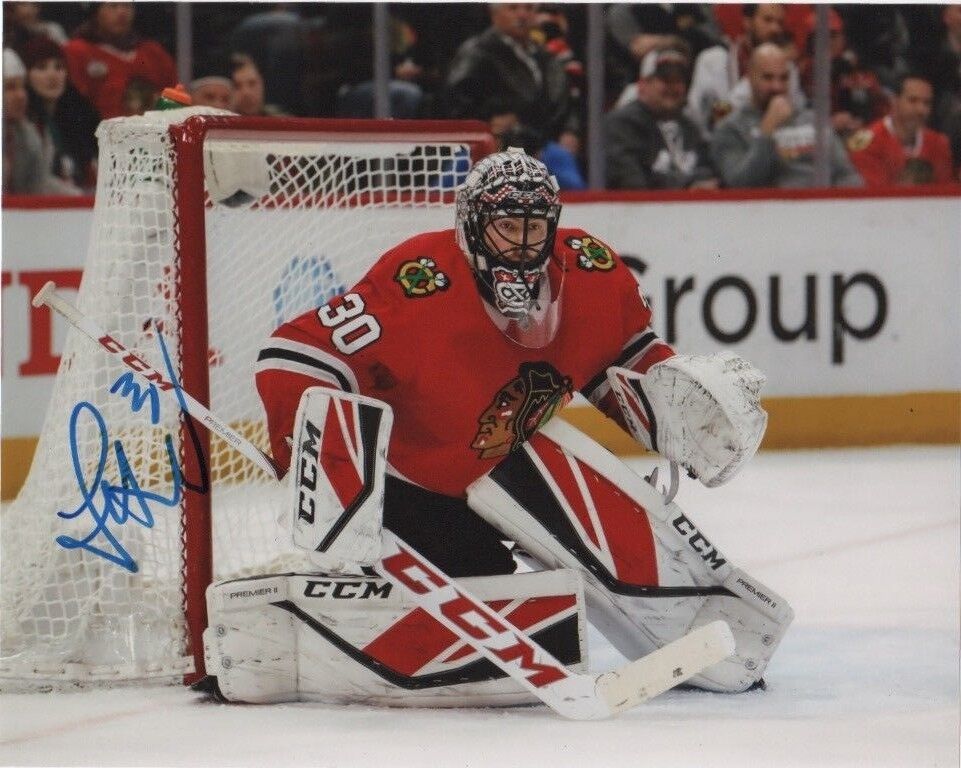 Chicago Blackhawks Jeff Glass Signed Autographed 8x10 Photo Poster painting COA A