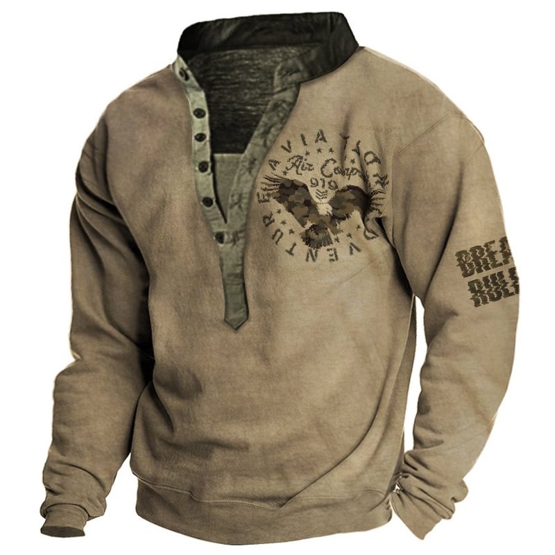 Outerdoor Camouflage Printed Casual Sweatshirt-Compassnice®