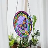 DIY Suncatcher Animal Flower Colorful Diamond Drawing Hanging Ornament (Butterfly)