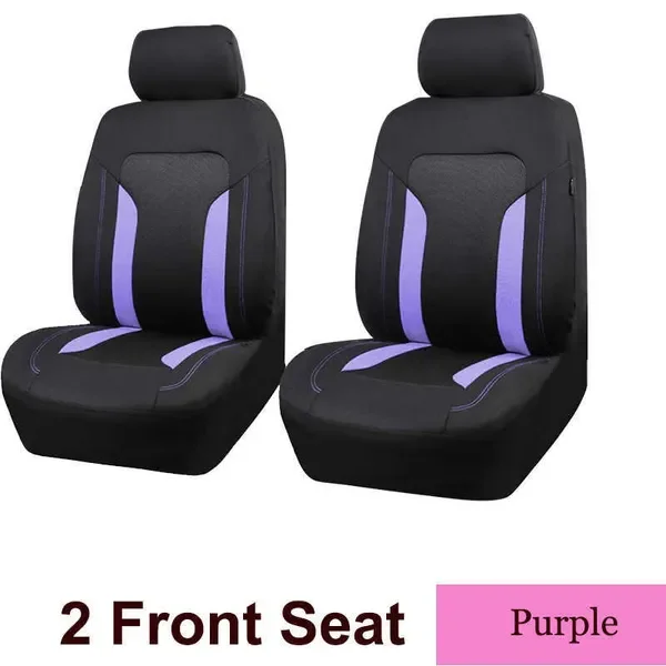 2023 Breathable Mesh Fabric Car Seat Covers Accessories Interior With Back Pocket Cover Can Split Airbag Compatible