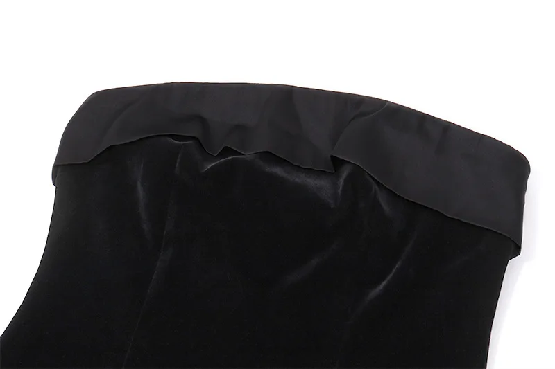 Ootddress Black Backless Fashion Mini Dress For Women Patchwork Elegant Evening Partywear Fashion High Waist Dress Ladies Clothes