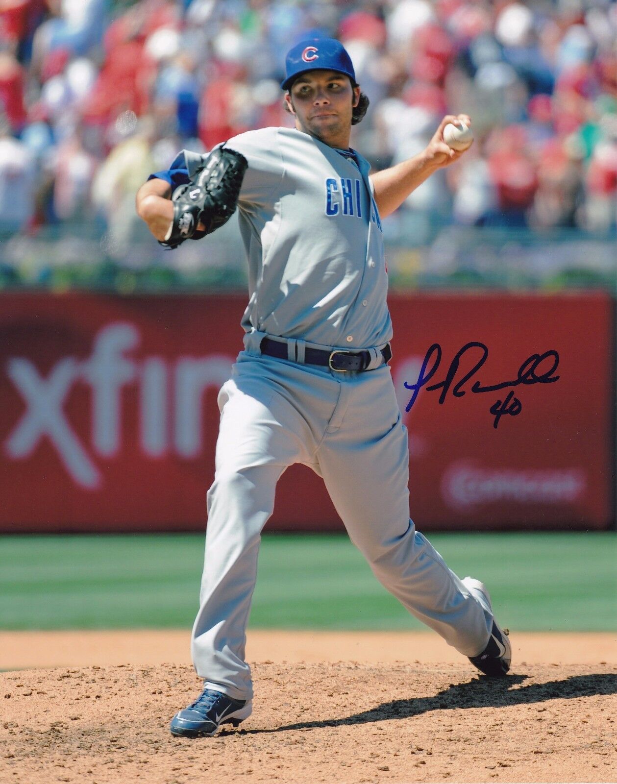 James Russell Autographed 8x10 Chicago Cubs#1