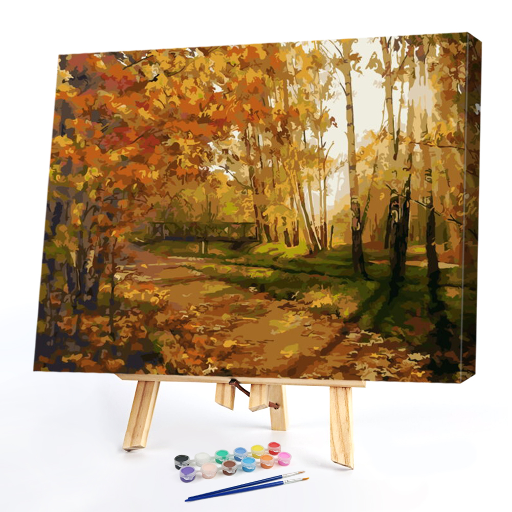 

50*40CM Paint By Numbers-Forest, 501 Original