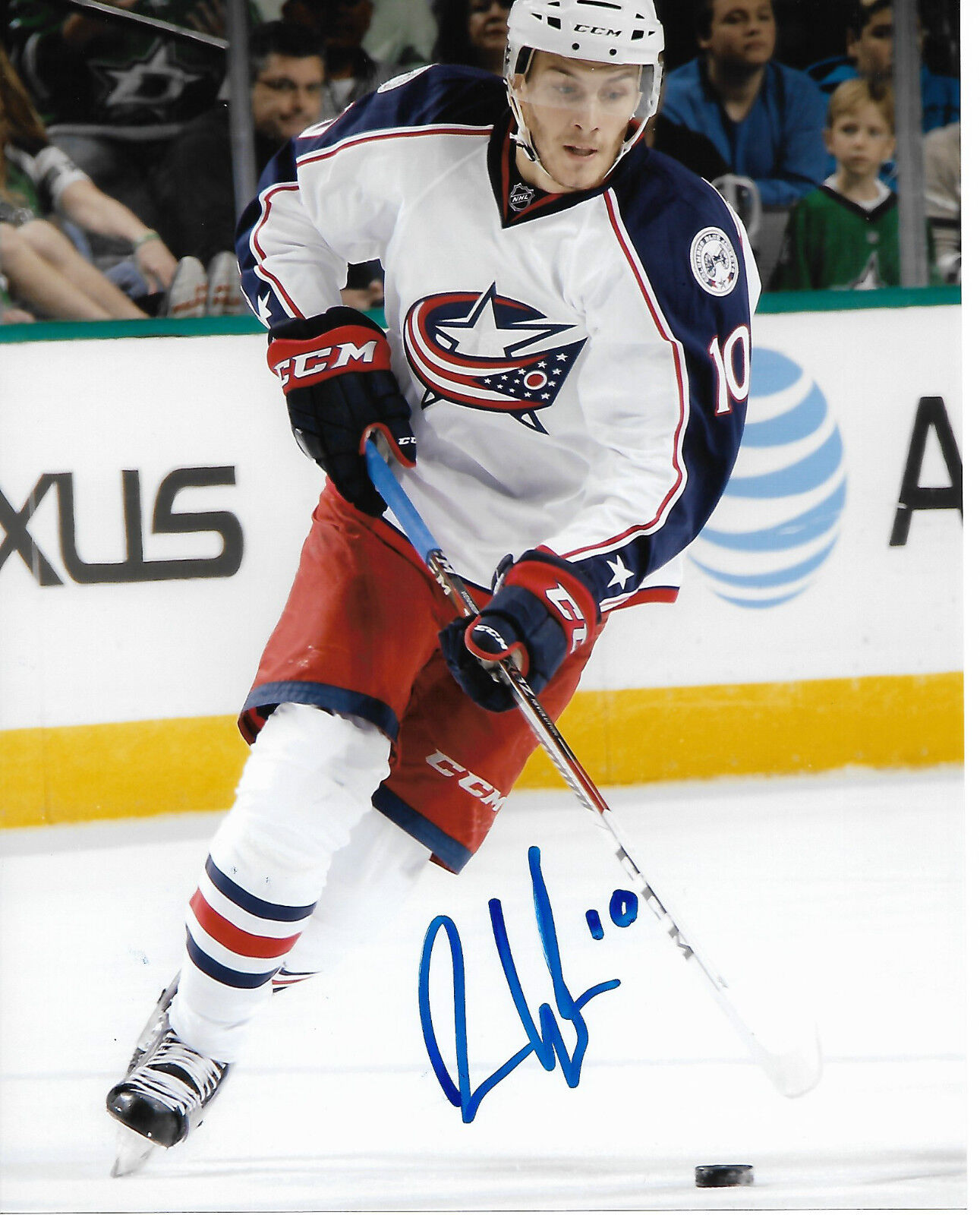 Columbus Blue Jackets Alexander Wennberg Signed Autographed 8x10 Photo Poster painting COA