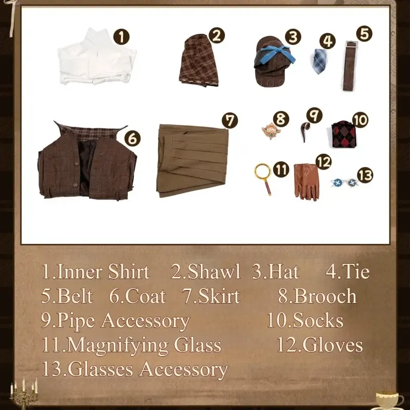 [Wetrose] Pre-Order Identity V Gardener Lady Truth Emma Woods Cosplay Costume 
