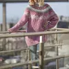 Gioiacombo&trade; Nuovo maglione jacquard ispessito da donna autunno e inverno