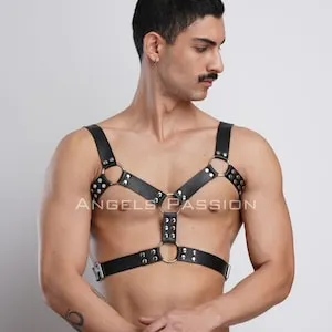 pornhint Pornhint Leather harness men -Man chest harness -Bondage for men -bdsm man harness -Chest men harness- men x leather harnes -men bdsm -men fetish