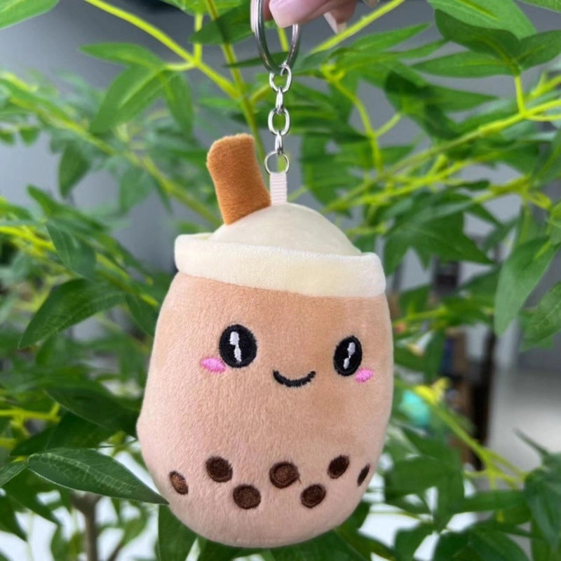 Milk Tea Cup Cute Doll Small Pendant Simulation Milk Tea Shop Gift Grasping Machine Doll Plush Toy Doll Gift