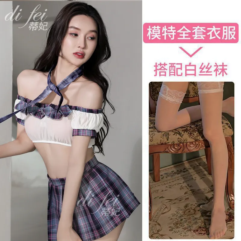 Churchf Night Swearing Underwear Pajamas Free From Female Students Wearing JK Uniform Sailors Seduced Hot Characters To Dress Up Pure Desire