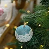 8CM Lace Shimmer Balls Christmas Tree Hanging Decor
