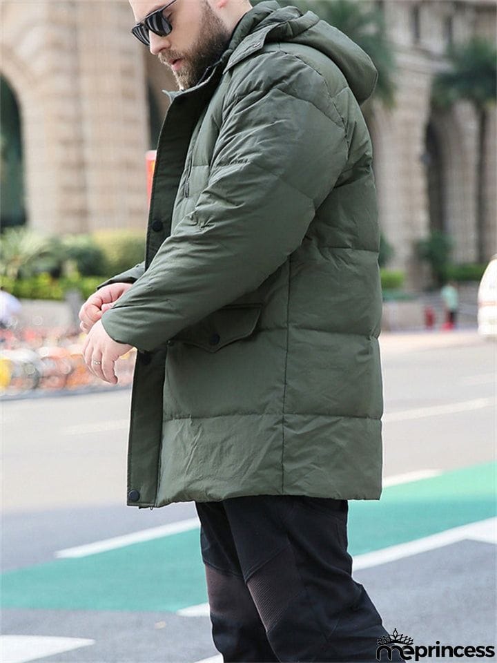 Men's Plus Size Thick Lightweight Warm Coats