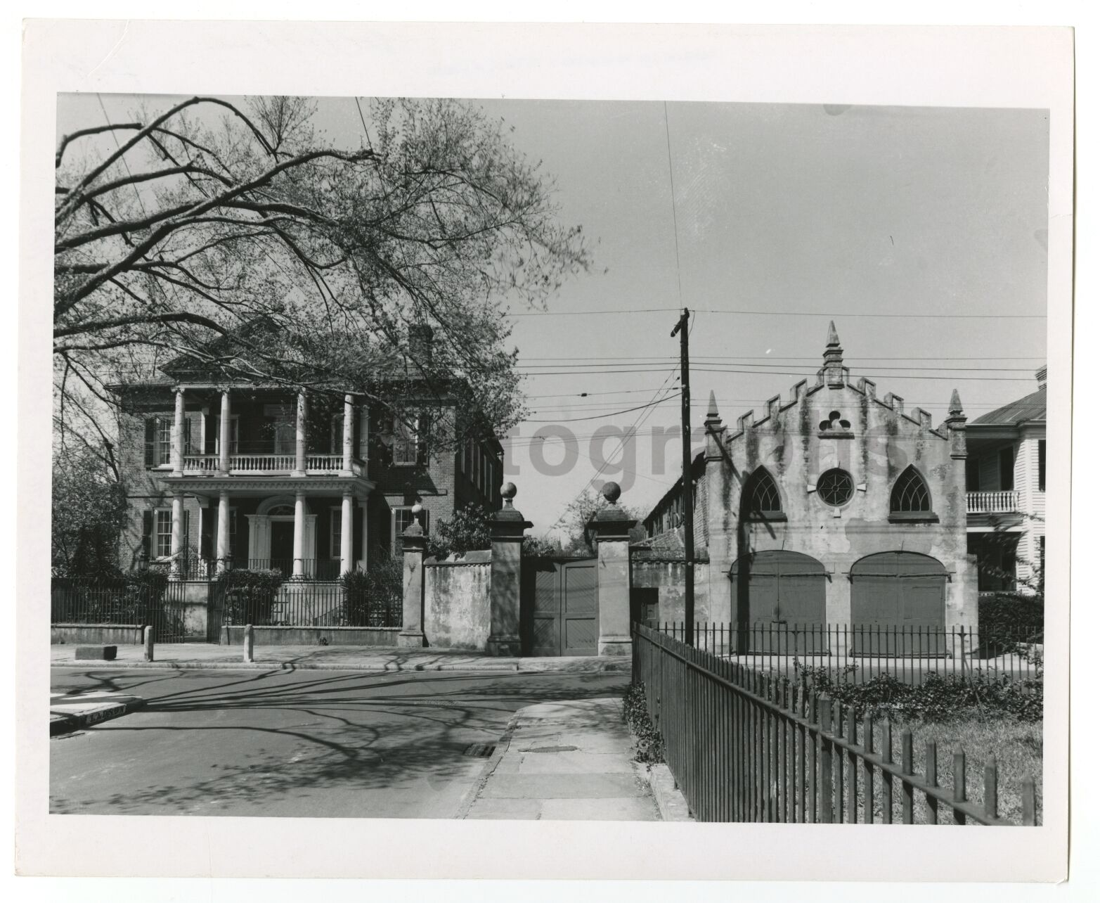 South Carolina History - Miles Brewton House - Vintage 8x10 Photo Poster painting by CO Greene