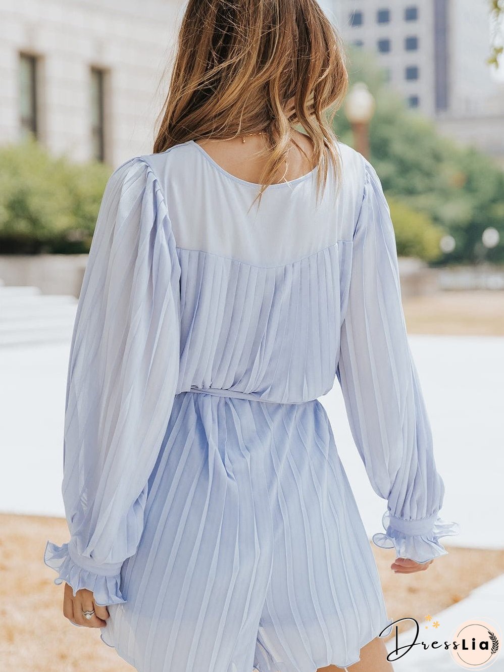 Charming Pleated Romper