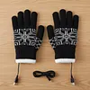 USB Electric Heated Gloves Touchscreen Thick Cycling Glove for Winter Ski Sports