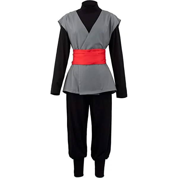 Mens Black Cosplay Costume Anime Kung Fu Suit