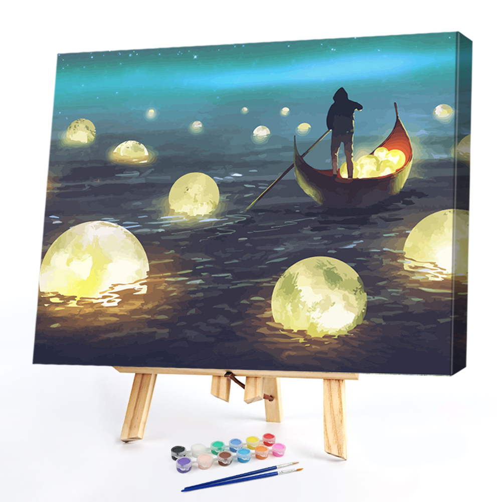 

40*50CM Paint By Numbers-Moon River, 501 Original