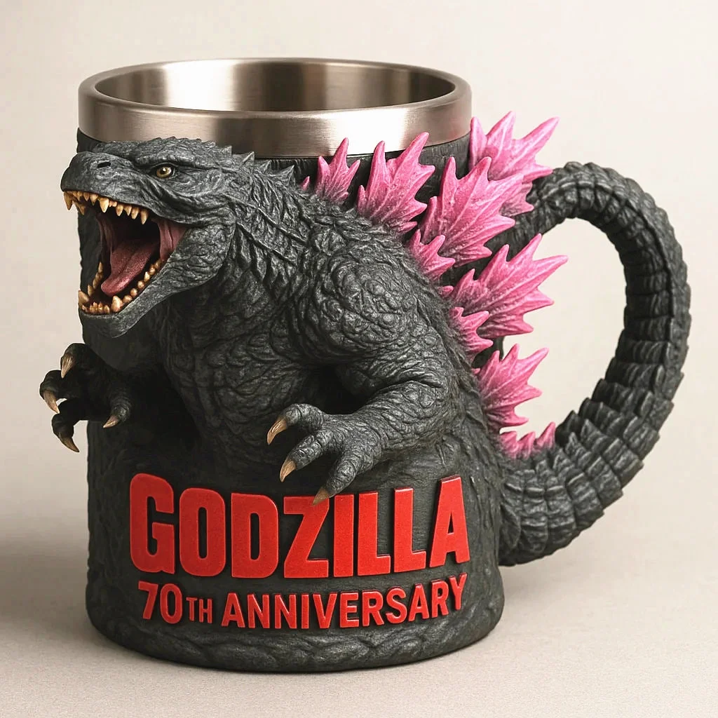 Godzilla 70th Anniversary 3D Mug