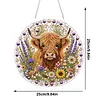 Diamond Painting Ornament Highland Yark Acrylic Pendant DIY Kit 25cm