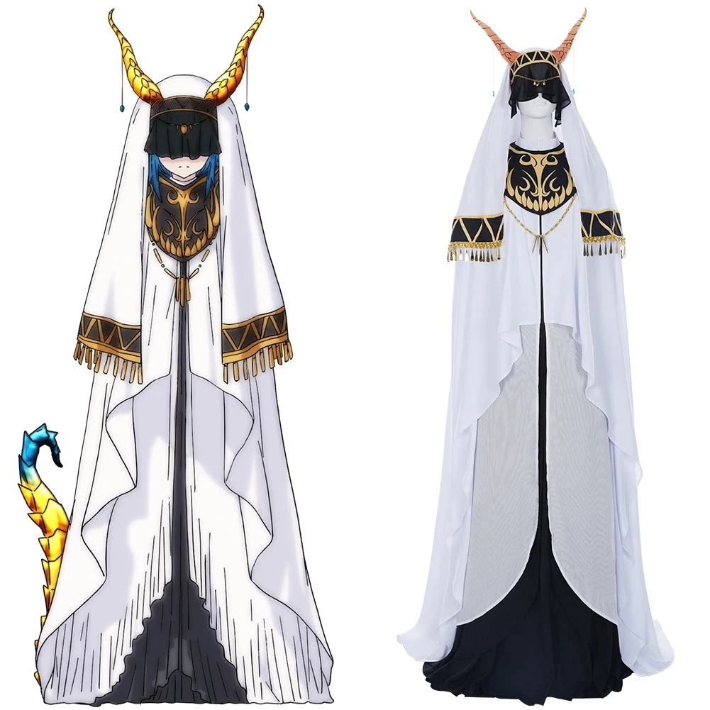 Monster Girl Doctor Monster Musume No Oishasan Skadi Dragenfelt Halloween Carnival Outfit Cosplay Costume
