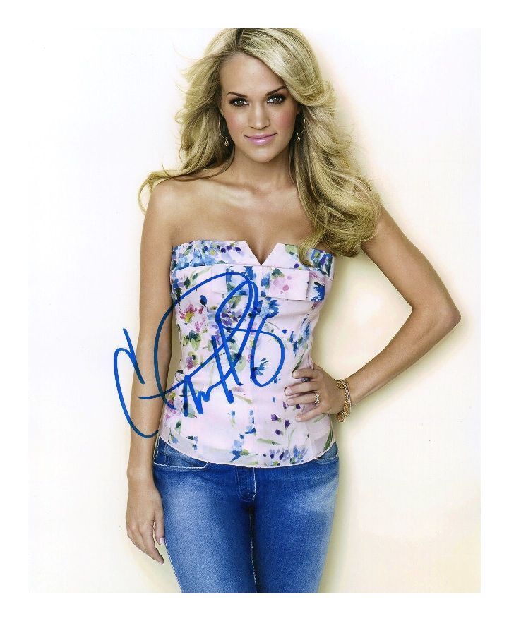 CARRIE UNDERWOOD AUTOGRAPHED SIGNED A4 PP POSTER Photo Poster painting PRINT