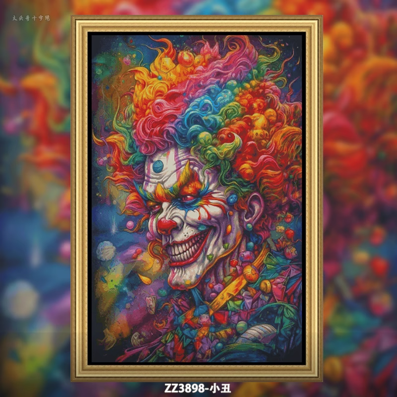 【ZZ3898- Joker】 Painting Fairy Cross Stitch