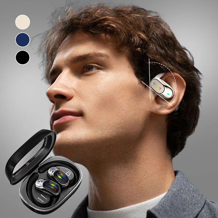 🔥Second one half price🔥Waterproof Open Ear Earbuds with Noise Cancelling