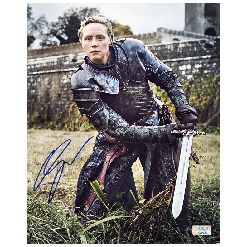 Gwendoline Christie Autographed Game of Thrones Brienne of Tarth 8x10 Photo Poster painting