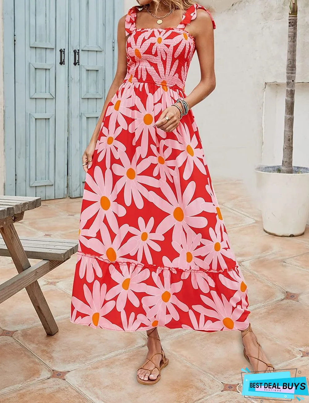 New Women's Dress Print Loose Casual Dresses