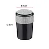 Car Ashtray with Lid Auto Ashtray Double Hole Flip Ashtray for Car Travel Agency