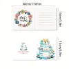 uk.everydayedeals 6Pcs DIY Diamond Painting Greeting Card - Cake