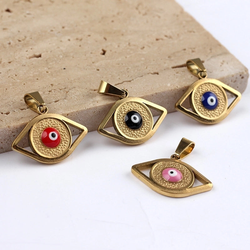 1 Piece 304 Stainless Steel Devil’s Eye Pendant