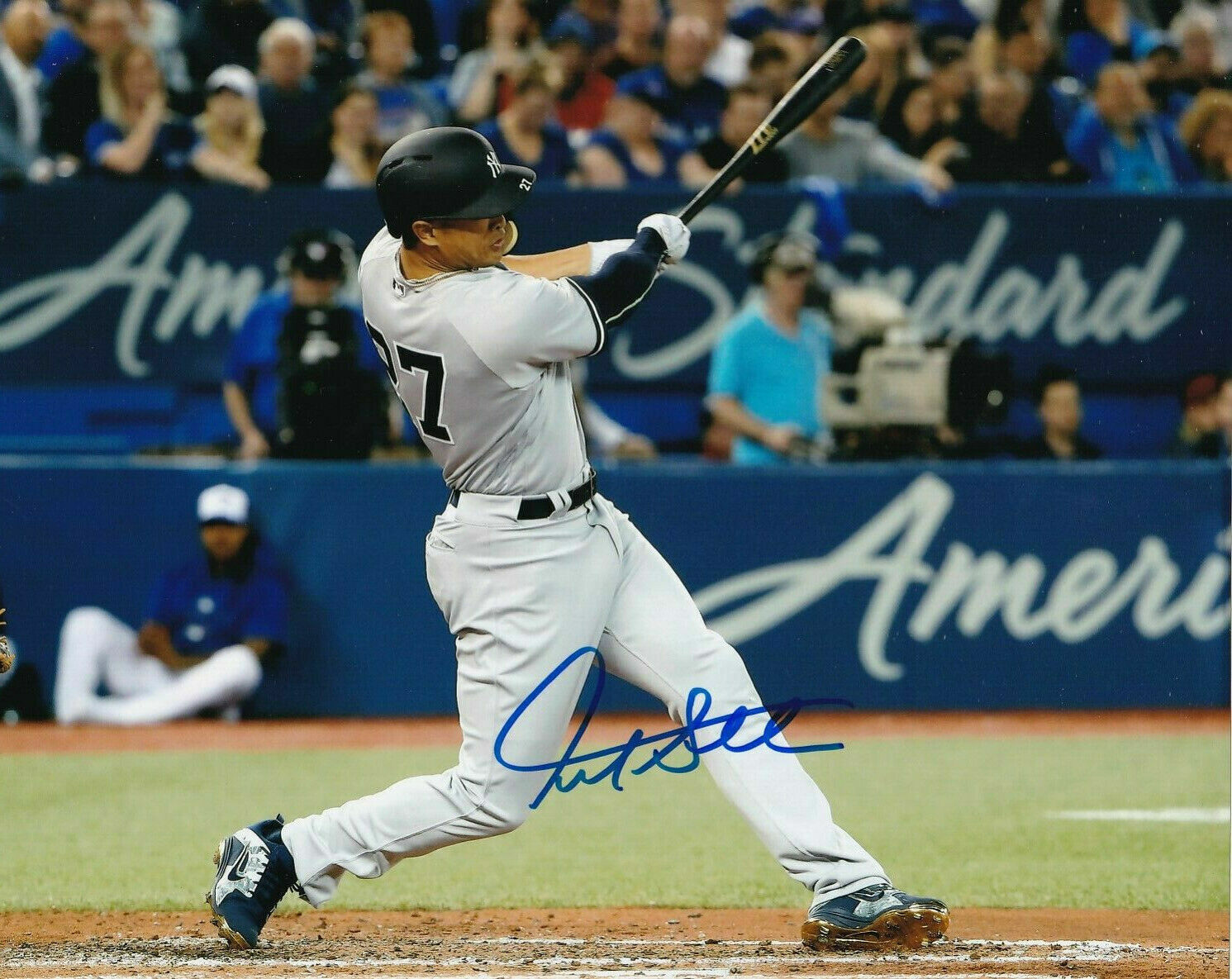 Giancarlo Stanton Autographed Signed 8x10 Photo Poster painting ( Yankees ) REPRINT