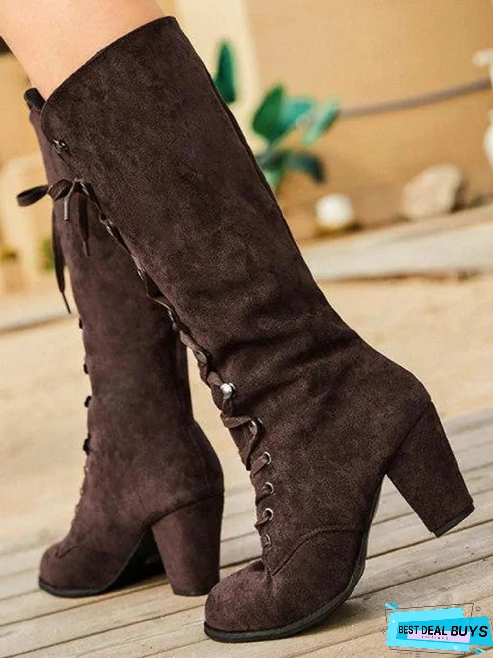 Simple Suede Martin Combat Boots