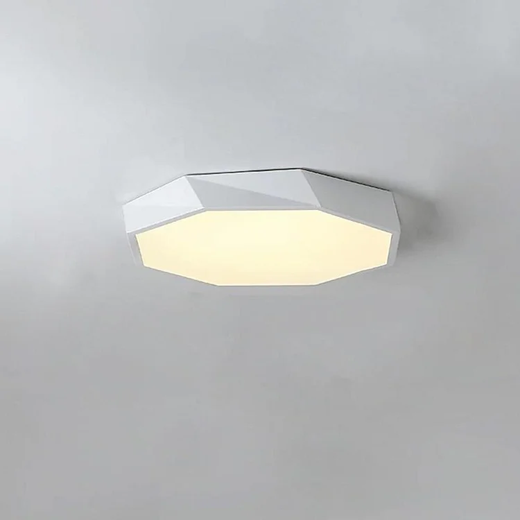 Modern Geometric Metal LED Flush Mount Ceiling Lights for Bedroom - Appledas