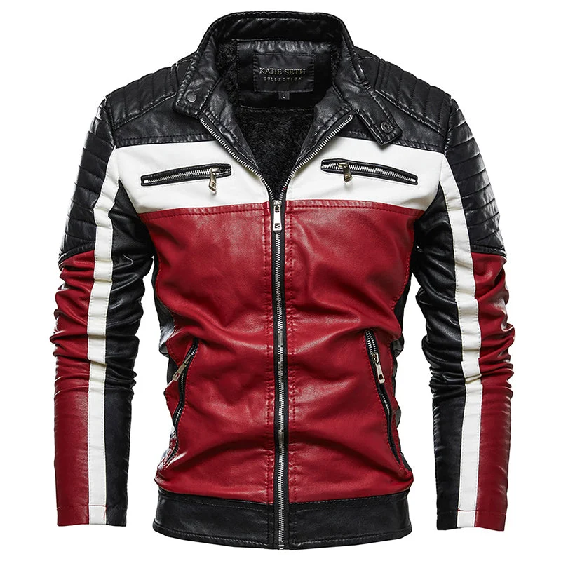 New Fashion Stitching Men's Jacket