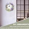 DIY Wreath Diamond Clock Art Pendant Home Wall Decoration Crafts