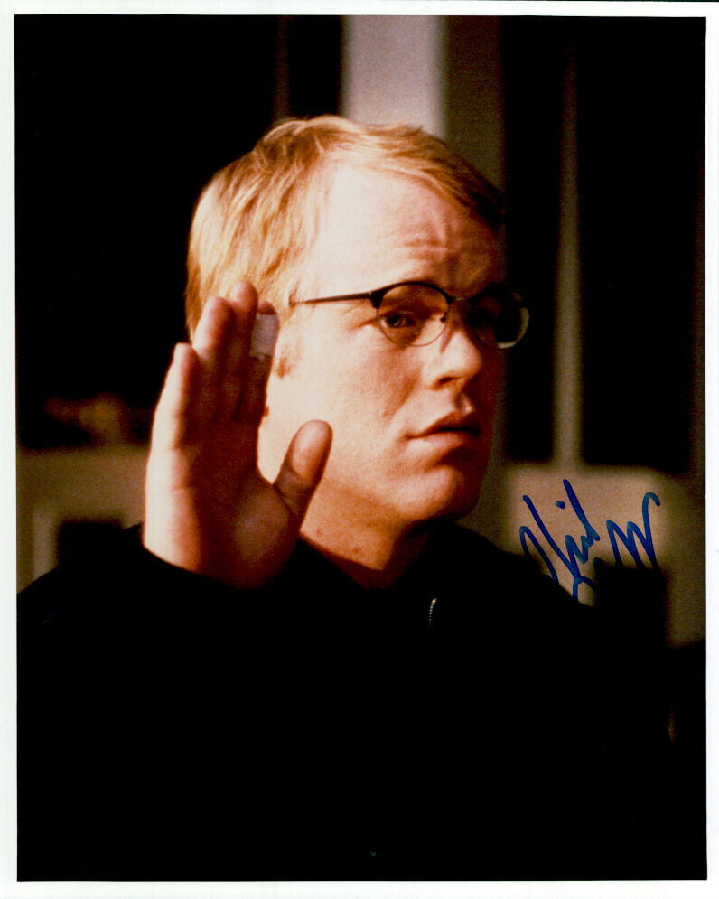 Philip Seymour Hoffman signed authentic 8x10 Photo Poster painting COA