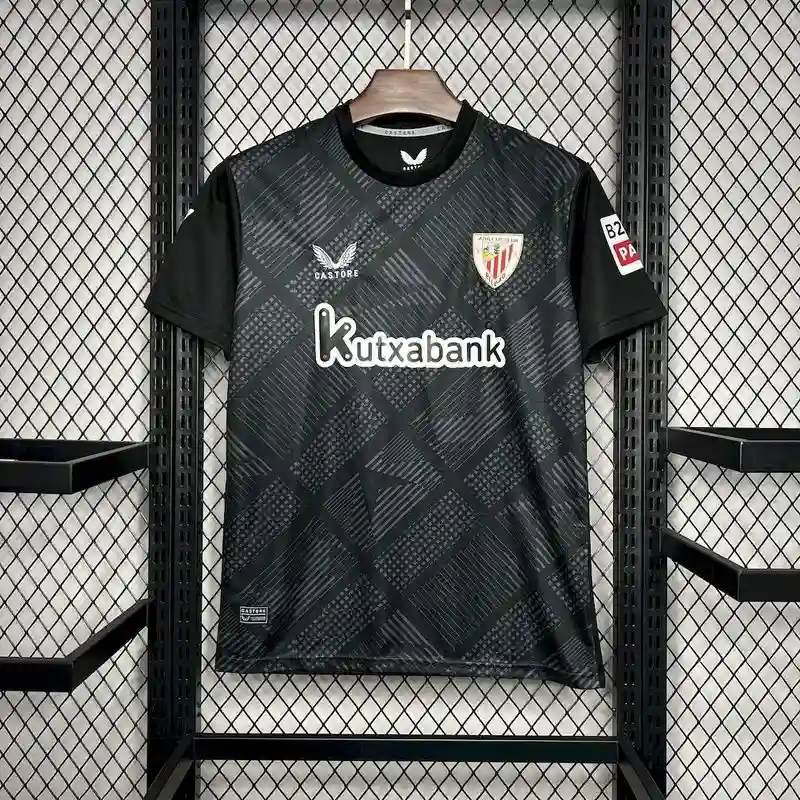 24/25 Goalkeeper Athletic Bilbao Black Soccer Jersey
