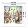 Christmas Town-11CT Stamped Cross Stitch 50*50cm tapestrymarket