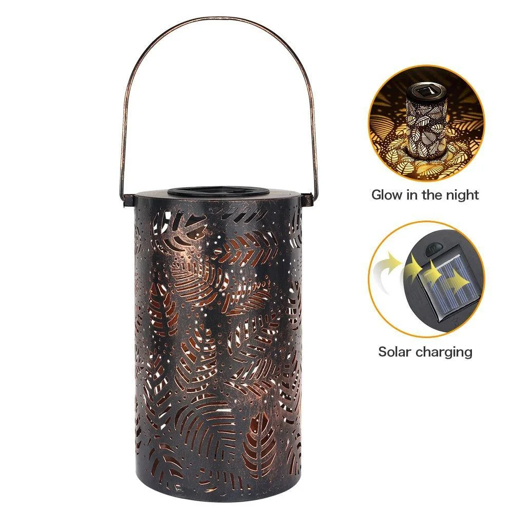 Solar Lantern Lights Outdoor Garden Hanging Lights