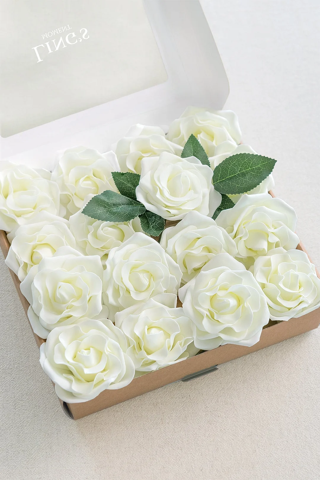 3.5" Foam Avalanche Rose with Stem - 16 Colors