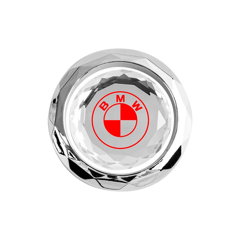 Car one-touch start crystal button (with car logo)