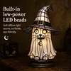 Gothic Witch Hat Night Light Halloween Decorations Colorful Wizard Hat Lamp