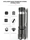 XHP50 Portable LED Telescopic Zoom Flashlight Waterproof Powerful Torch