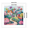 Colored Houses-14CT Counted Cross Stitch 40*40cm/15.75*15.75in